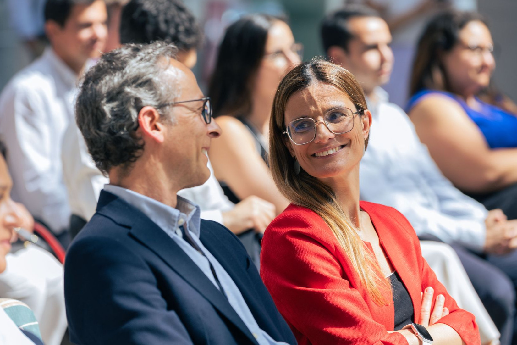 Corporate event audience
