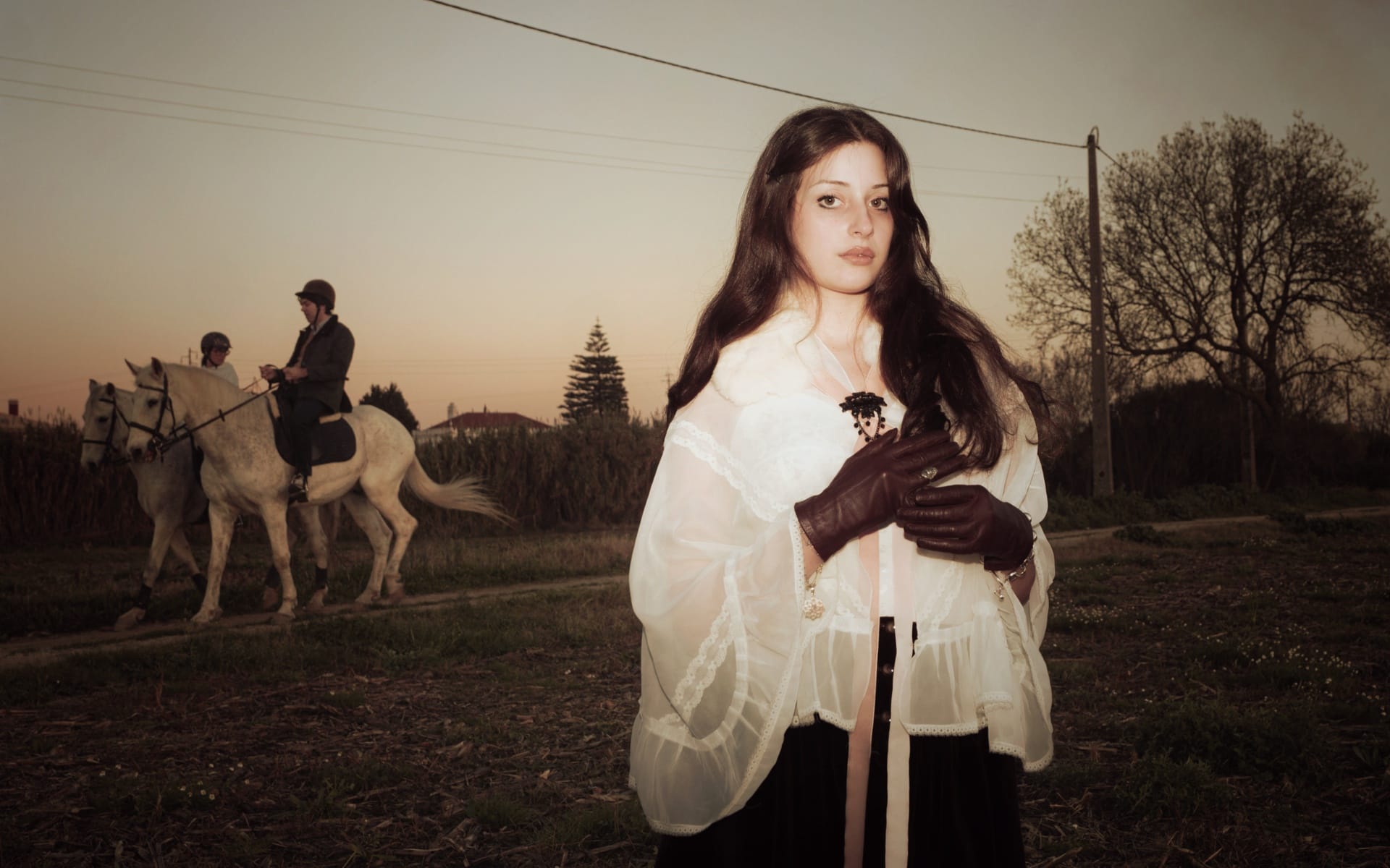 Fashion Editorial - Equestrian sunset
