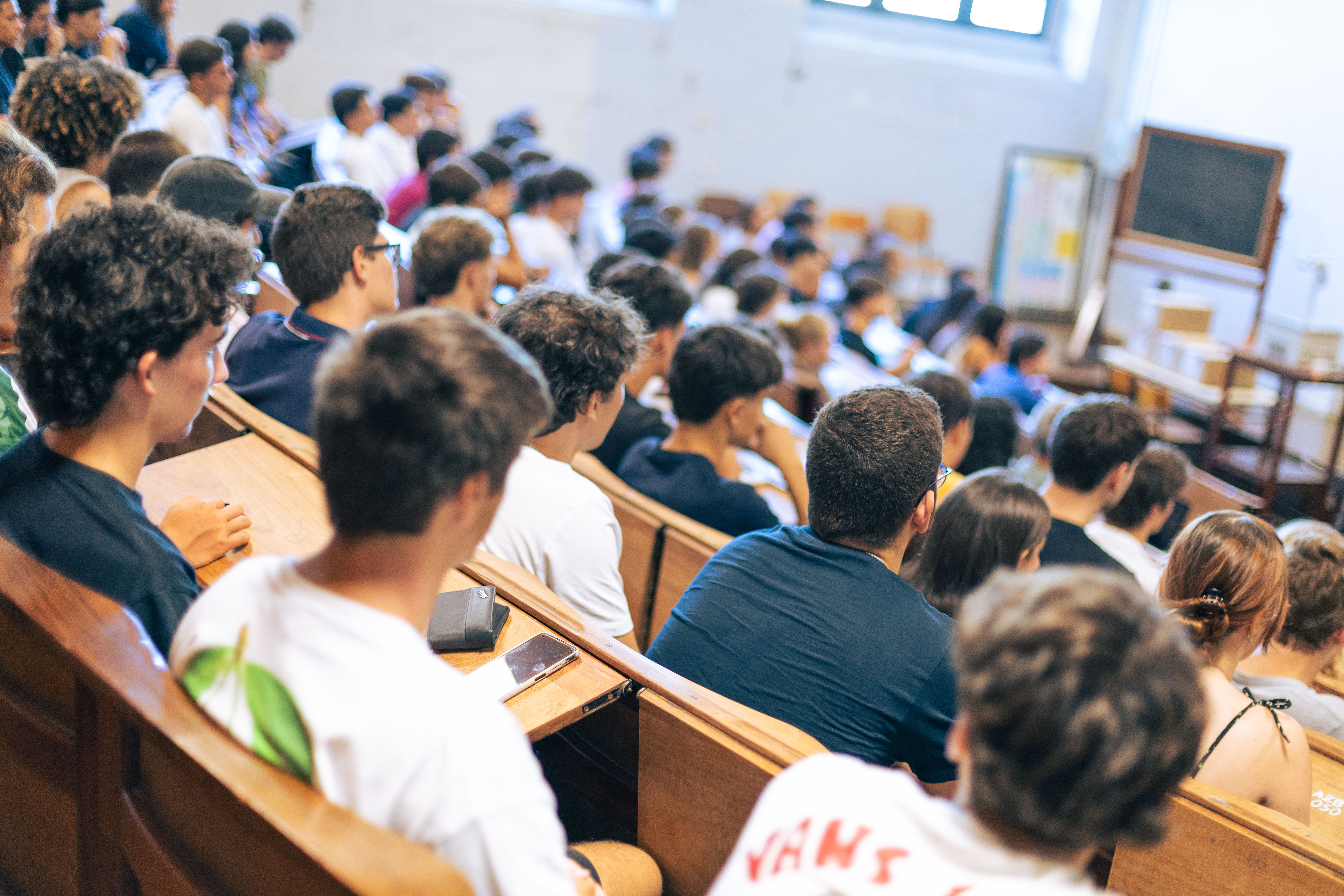 Students in lecture hall
