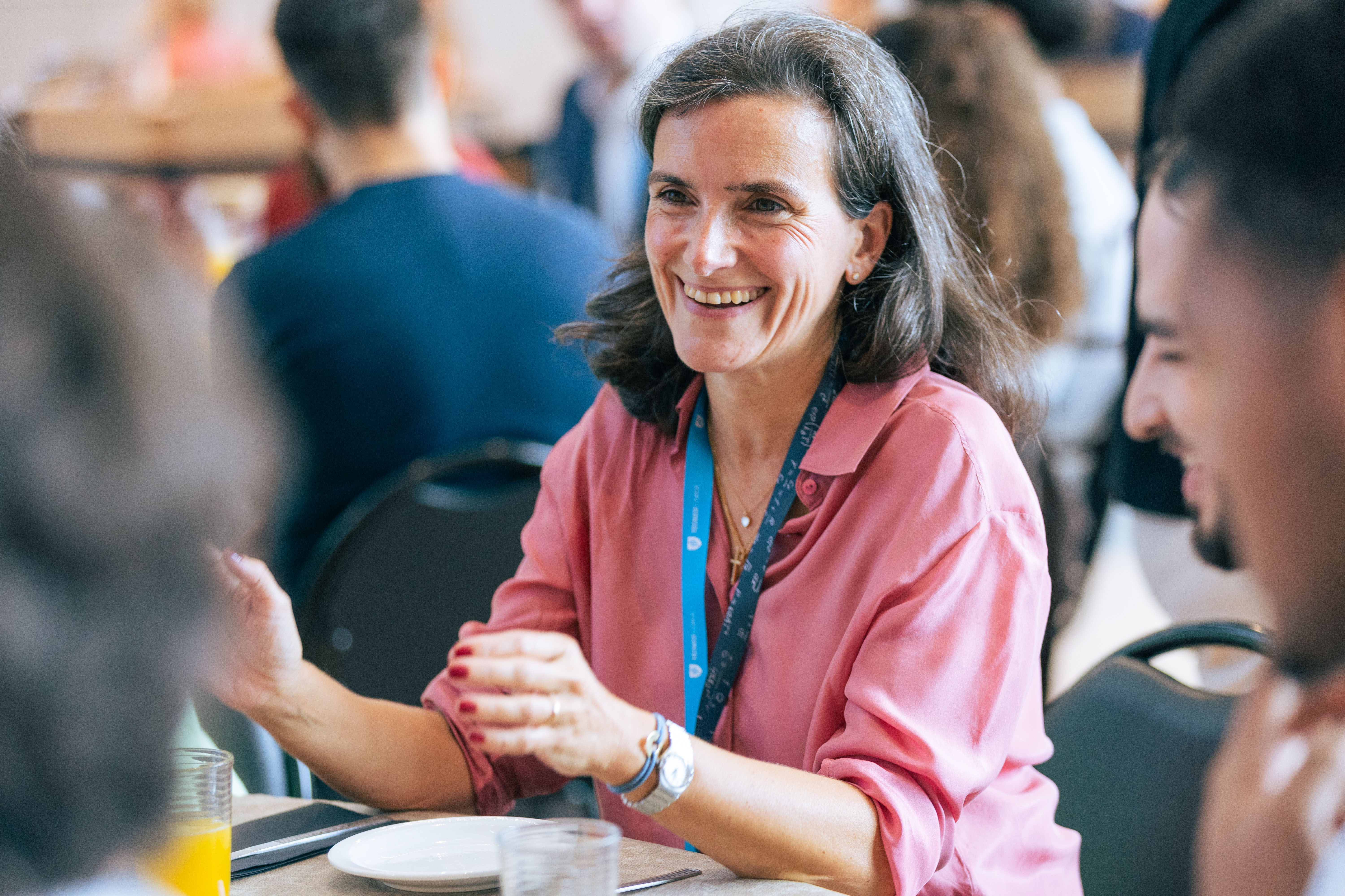 Networking at conference