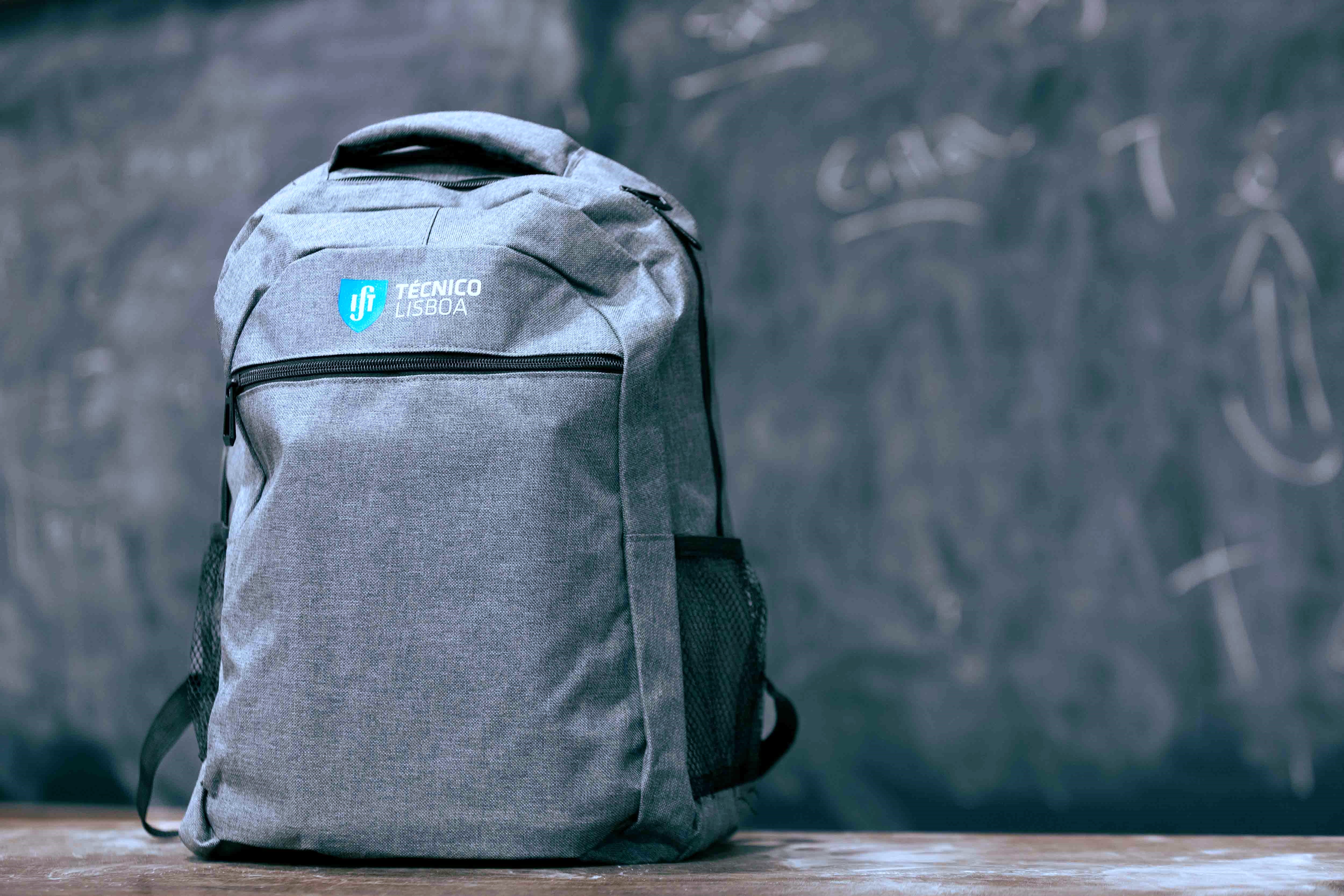 Técnico Lisboa branded backpack